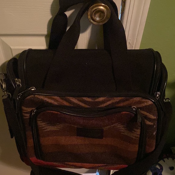 Pendleton Aztec Southwest Wool small weekender Bag - Picture 10 of 16